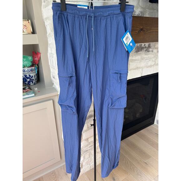Columbia Women's Blue Straight Leg Relaxed Fit Boundless Trek Cargo Pants Size S - Picture 4 of 8